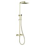 Opbouw regendouche 25cm vierkant hoofddouche thermostatisch, Verzenden, Nieuw