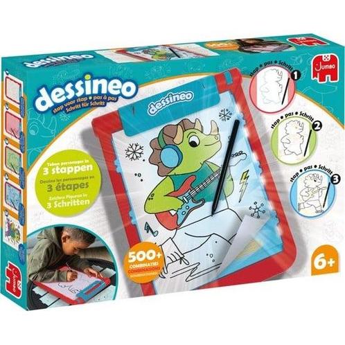 Jumbo - Dessineo Characters - Leren tekenen - Hobbypakket -, Hobby en Vrije tijd, Knutselen, Zo goed als nieuw, Ophalen of Verzenden