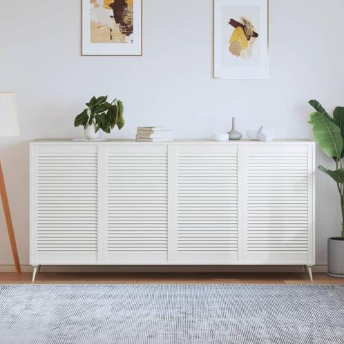 vidaXL Kastdeuren met lamellen 4 st 99,3x59,4 cm grenenhout, Huis en Inrichting, Kasten | Overige, Nieuw, Verzenden