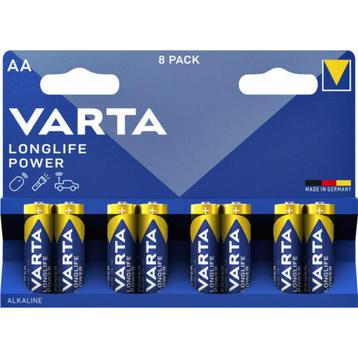 Varta Longlife Max Power Alkaline Batterijen AA 8 stuks