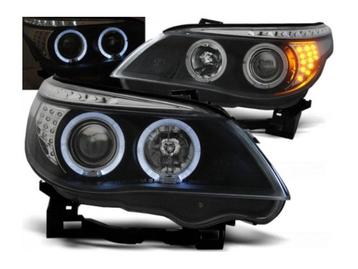 Angel Eyes koplampen Black geschikt voor BMW E60 E61 beschikbaar voor biedingen