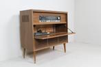 Vintage Gründig muziekmeubel, radiokast, Gebruikt