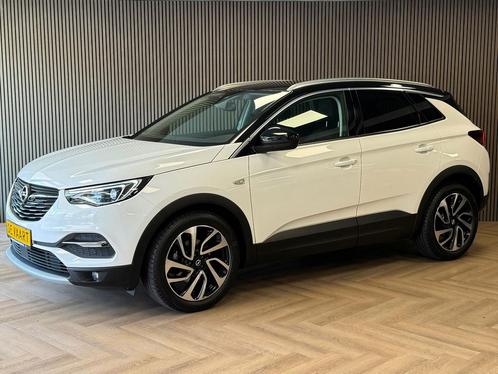 Zakelijke Lease |  Opel Grandland X Turbo 1.2 Ultimate APPLE, Auto's, Opel, Onderhoudsboekje, Lease, Zwart, Handgeschakeld, MPV