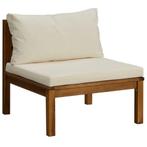 Acacia Middenbank - Cremewit - OP=OP! Tuin Musthave, Tuin en Terras, Ophalen of Verzenden, Nieuw, Hout