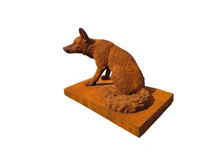 Beeld, Large Fox 67cm 47kg - 49 cm - Gietijzer, Antiek en Kunst, Curiosa en Brocante