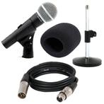 Shure SM58 SE met tafelstatief, kabel en windkap, Muziek en Instrumenten, Microfoons, Nieuw, Verzenden