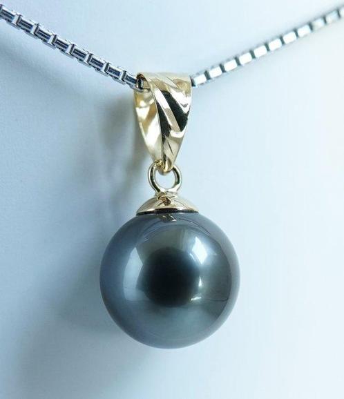 Zonder Minimumprijs - Hanger - 18 karaat Geel goud Parel -, Sieraden, Tassen en Uiterlijk, Antieke sieraden