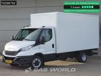 Iveco Daily 35C16 Laadklep Dubbellucht Bakwagen 160PK Airco, Stof, Gebruikt, Euro 6, Iveco