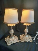 Lamp (2) - Verguld messing - nachtlampen, Antiek en Kunst