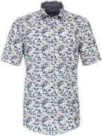 Casa Moda Overhemd Korte Mouw Bio Katoen Zeilbootmotief, Kleding | Heren, Overhemden, Nieuw, Blauw, Verzenden