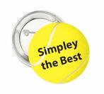 Button of (kleding)magneet Simply the Best tennis, Sport en Fitness, Tennis, Verzenden, Nieuw, Overige typen, Overige merken