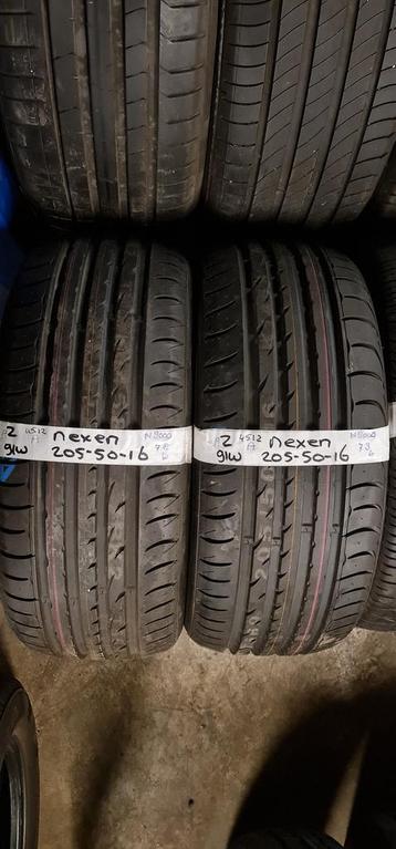 2x 205-50-16 Nexen Zomer 7.8mm €50 Per Band 205 50 16 beschikbaar voor biedingen