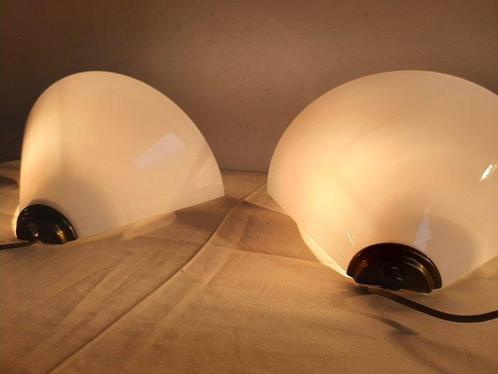 Wandlamp (2) - Opaline glas, Antiek en Kunst, Curiosa en Brocante