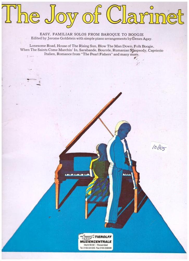 Klarinet bladmuziek (11) [490], Muziek en Instrumenten, Bladmuziek, Klarinet, Thema, Gebruikt, Populair, Verzenden