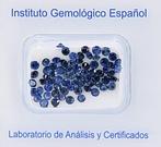 Zonder minimumprijs Blauw Saffier - 3.31 ct - Instituto, Nieuw