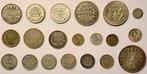 Wereld. Lot diverse zilveren munten. 1835/1967 (20 stuks)