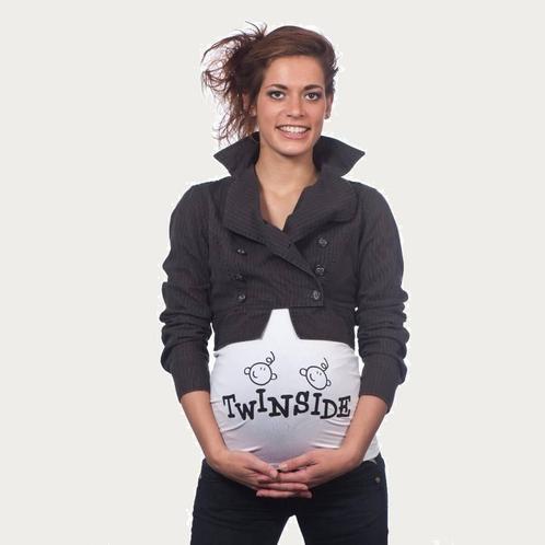 Op en Top Zwanger Zwangerschaps Buikband Twins Inside Wit, Kleding | Dames, Positiekleding, Nieuw