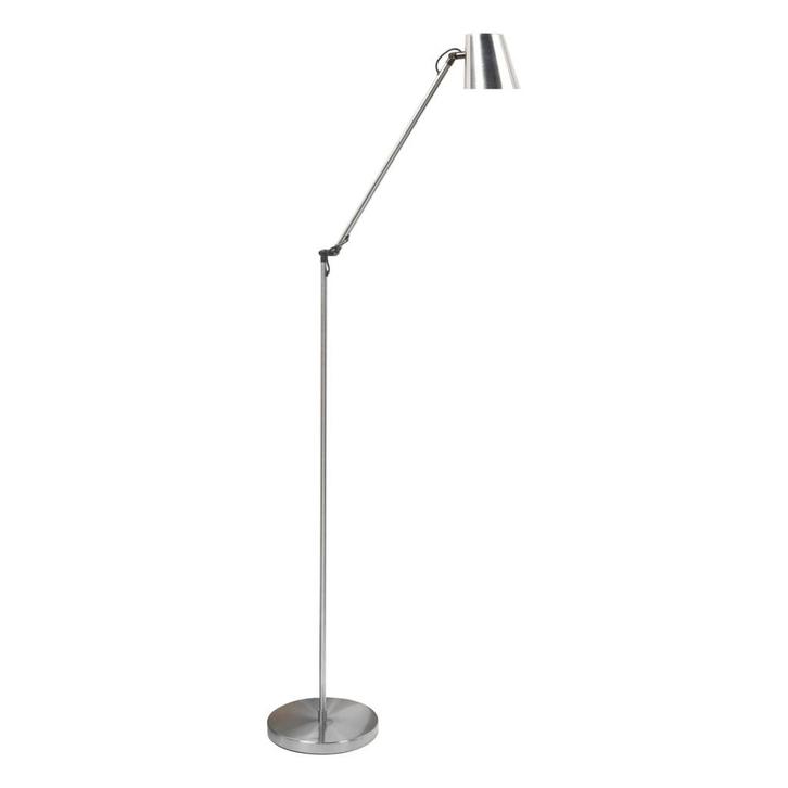 Vloerlamp LED Metallic 120cm Nickel 2700K   7 Watt, Huis en Inrichting, Lampen | Vloerlampen, Nieuw, 100 tot 150 cm, Ophalen of Verzenden