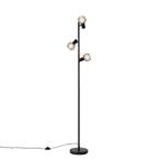 Smart vloerlamp zwart verstelbaar incl. 3 Wifi P45 - Mesh, Huis en Inrichting, Lampen | Vloerlampen, Nieuw, Overige materialen