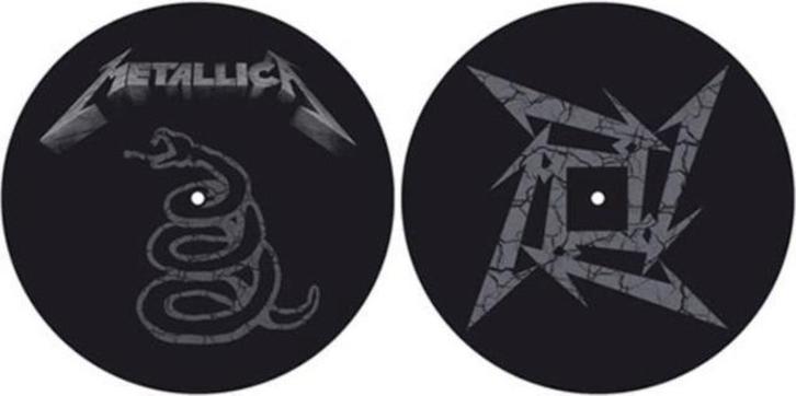 Metallica Black Album Platenspeler Slipmat off. merchandise, Verzamelen, Muziek, Artiesten en Beroemdheden, Gebruiksvoorwerp, Nieuw