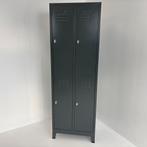 Locker vierdeurs 66x37x198cm - Antracietgrijs, Ophalen of Verzenden, Nieuw