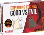 Exploding Kittins Good vs Evil (NL) | Exploding Kittens -, Hobby en Vrije tijd, Gezelschapsspellen | Kaartspellen, Verzenden, Nieuw