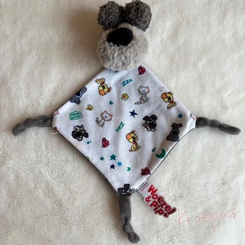BON TON TOYS knuffeldoekje woezel print, Kinderen en Baby's, Speelgoed | Knuffels en Pluche, Verzenden