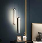 Zwart-Gouden LED Hanglamp – Moderne Plafondlamp voor Woonkam, Huis en Inrichting, Lampen | Hanglampen, Verzenden, Nieuw