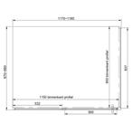 Aanbieding: Douchecabine Van Rijn ST04 Hoekcabine 6 mm, Doe-het-zelf en Verbouw, Ophalen of Verzenden, Nieuw