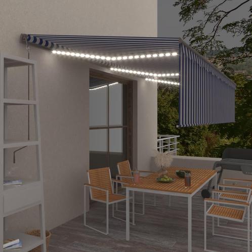 vidaXL Luifel automatisch rolgordijn LED windsensor 6x3 cm, Tuin en Terras, Zonneschermen, Nieuw, Verzenden