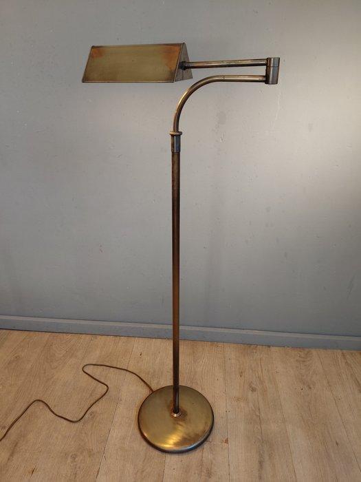 Vloerlamp om te lezen - In hoogte verstelbaar - Messing -, Antiek en Kunst, Curiosa en Brocante