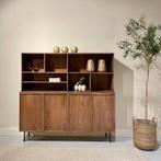 Opbergkast Elan Naturel Hout 180 cm, Ophalen, Nieuw