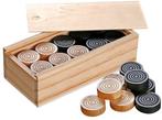 Damstenen 30 mm | Philos - Gezelschapsspellen, Hobby en Vrije tijd, Gezelschapsspellen | Bordspellen, Verzenden, Nieuw