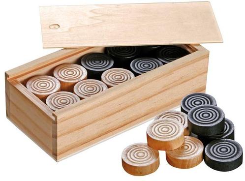 Damstenen 30 mm | Philos - Gezelschapsspellen, Hobby en Vrije tijd, Gezelschapsspellen | Bordspellen, Nieuw, Verzenden