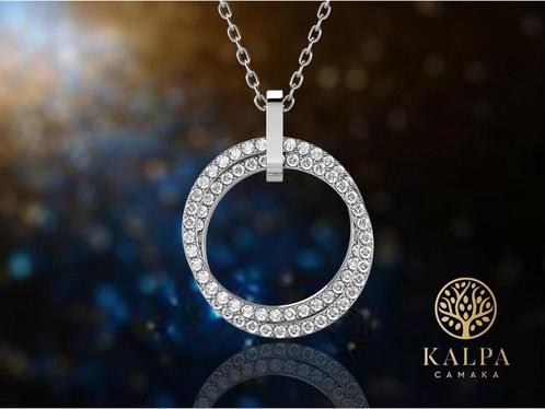 Yolora Dames Ketting met Ronde Hanger - Kalpa Camaka, Huis en Inrichting, Woonaccessoires | Overige, Nieuw, Verzenden