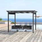 TRUUSK Pergola 2,95 X 2,95 M Paviljoen Terrasoverkapping Met, Tuin en Terras, Verzenden, Nieuw