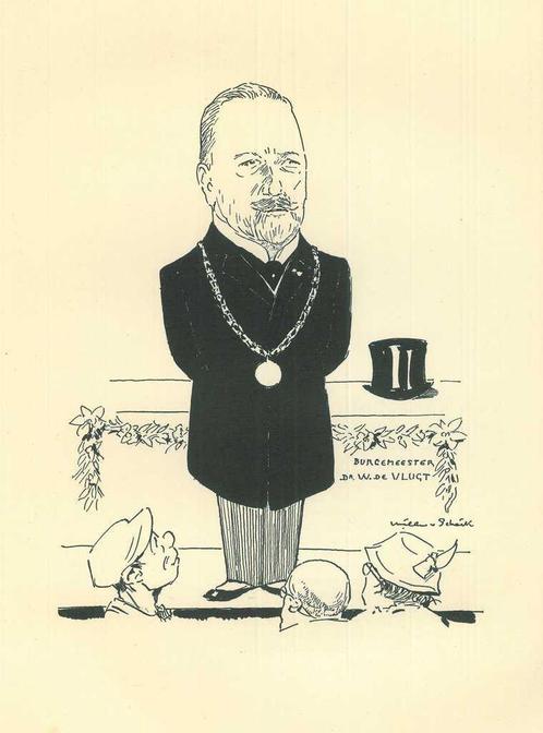 Portrait of Willem de Vlugt, Antiek en Kunst, Kunst | Etsen en Gravures