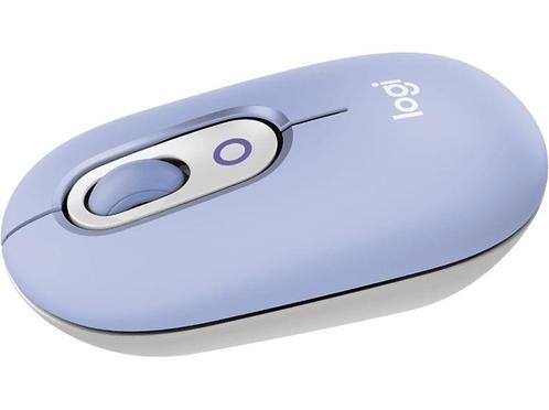 Logitech -  Pop Draadloze Muis  - Lila, Computers en Software, Muizen, Rechtshandig, Draadloos, Nieuw, Muis, Verzenden