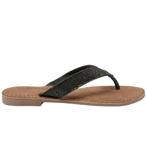 -20% Lazamani  Lazamani 75.803 teenslippers dames  maat 37, Slippers, Verzenden, Zwart, Nieuw
