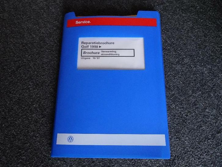 1998 Volkswagen Golf reparatiebrochure Verwarming, Airco, Auto diversen, Handleidingen en Instructieboekjes, Verzenden