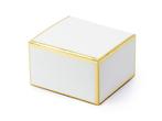 Geschenkdoosjes chique wit met gouden randen (10st), Ophalen of Verzenden, Nieuw