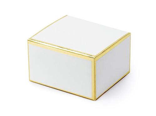 Geschenkdoosjes chique wit met gouden randen (10st), Kleding | Dames, Carnavalskleding en Feestkleding, Nieuw, Ophalen of Verzenden