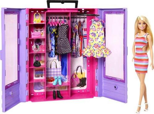 Barbie Super Kledingkast - Barbiepop - Barbie kleertjes, Kinderen en Baby's, Speelgoed | Knuffels en Pluche, Nieuw, Verzenden