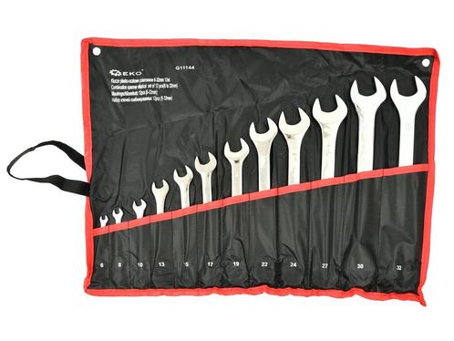 Steekringsleutel Set - 6 Tm 32 Mm - Ringsteeksleutels - 12 D, Doe-het-zelf en Verbouw, Gereedschap | Handgereedschap, Nieuw, Ophalen of Verzenden
