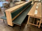 Hutten | Dubbele restaurantbank Hutten | 5,4 meter, Ophalen of Verzenden, Gebruikt, Meubilair