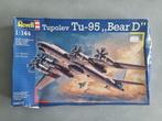 Revell 04673 Tu-95 Bear D 1:144, Hobby en Vrije tijd, Modelbouw | Vliegtuigen en Helikopters, Nieuw, Revell, Verzenden