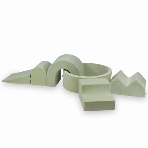 XXL foam speelset mint velvet met ballenbak (speelblokken), Kinderen en Baby's, Speelgoed | Educatief en Creatief, Nieuw, Ophalen of Verzenden