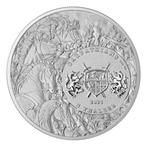 Karpaten. 2023 1 oz 5 Thalers Silver White Horse Four