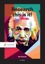 Research This is it!, 9789001895464, Boeken, Studieboeken en Cursussen, Zo goed als nieuw, Studieboeken, Verzenden