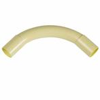 PVC bocht crème 19mm - 10 stuks, Ophalen of Verzenden, Nieuw